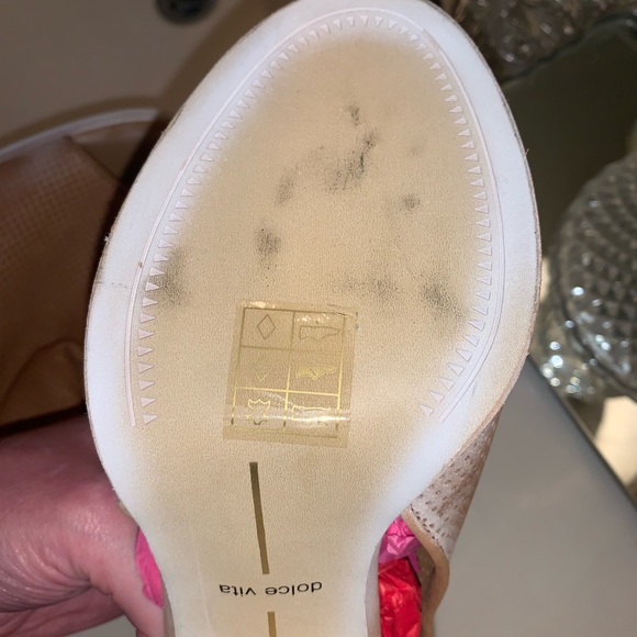 Dolce Vita Tan Peep-Toe Booties - Picture 6 of 8